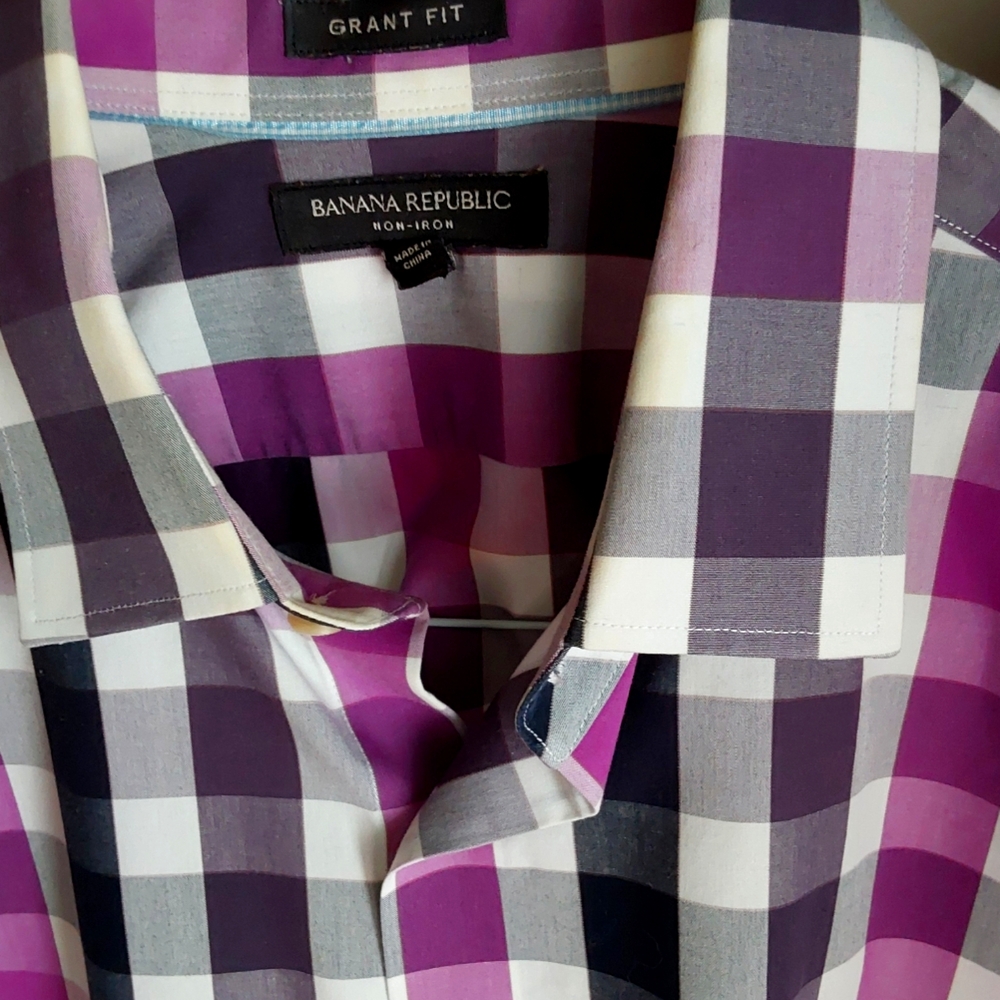 Banana Republic Purple Dress Shirt
